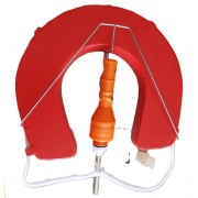 Man Over Board Package. Lifebuoy, Light and bracket